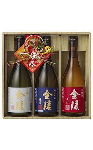 金陵 日本の伝統色セット(720ml×3本) | 香川の地酒 日本酒の蔵元「金陵 
